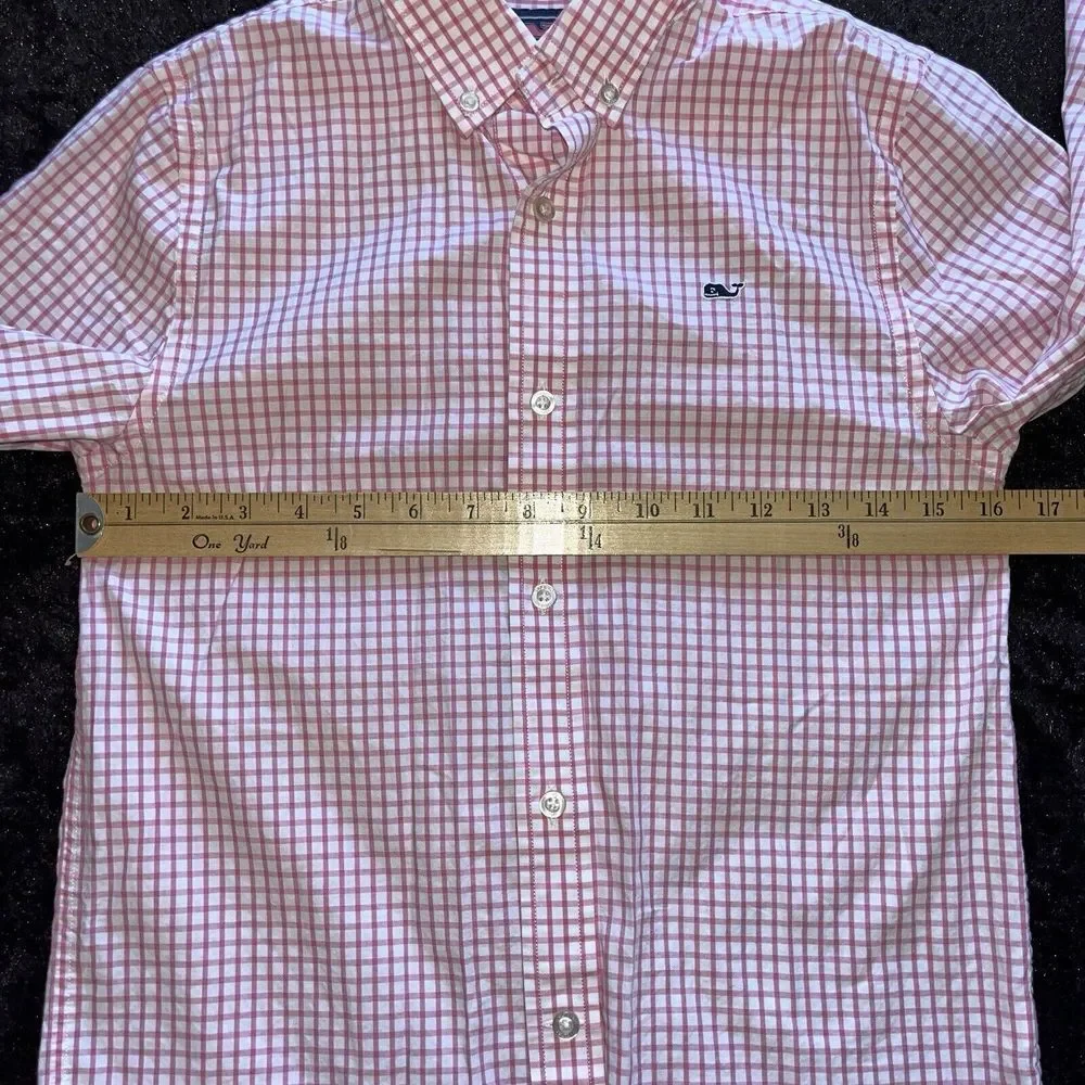 Set of 2 Youth Gingham Check Long Sleeve Vineyard Vines Ralph Lauren Boys‎ S